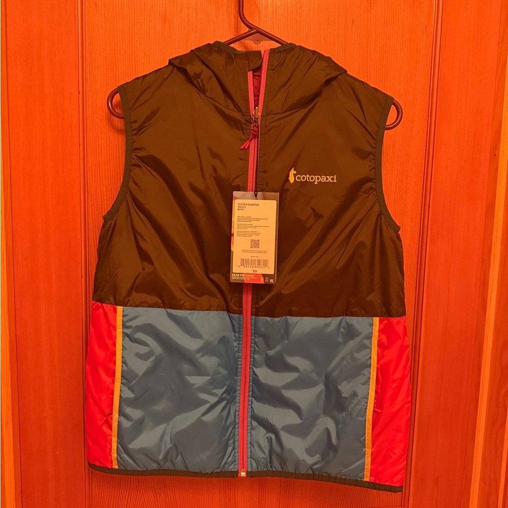 Cotopaxi Teca Cálido Vest Colorblock Hooded Vest Reversible NWT